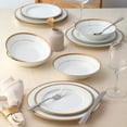thumbnail image 3 of Noritake Charlotta Gold 12-Piece Dinnerware Set, Service for 4, 3 of 7