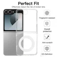 thumbnail image 2 of For Samsung Galaxy Z Flip 7 Magnetic Phone Case Shockproof Cases Back Cover Transparent Shell For Galaxy ZFlip7 Magnetic Covers, 2 of 5