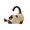 Coffee color, variant on Whaledi Resin Feline Shape Smartphone Support Stand Rack Perfect Gift for Women Girls