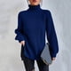 thumbnail image 4 of Suéter de cuello alto de moda para mujer, suéter de manga larga, suéter informal de cuello alto, suéter para mujer, 4 of 7