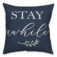 thumbnail image 2 of Creative Products Stay Awhile on Blue 18x18 Indoor / Outdoor Pillow, 2 of 3