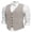Light Grey, variant on Men Casual Suit Vest Formal Dress Vest Slim Fit Waistcoat Business Wedding