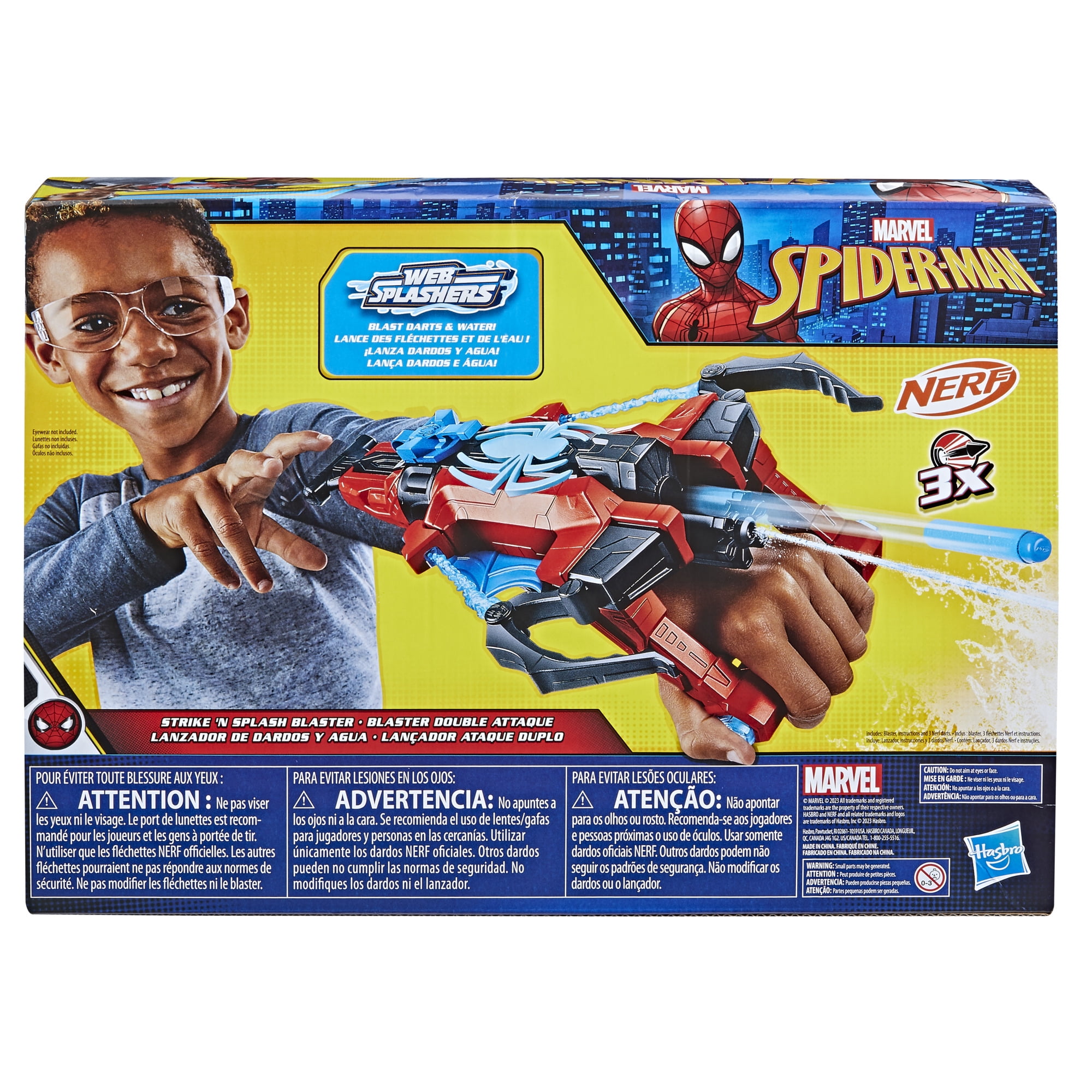 Spider-Man Spiderbolt NERF Blaster & Mask Only $14 on Walmart.com