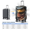 thumbnail image 6 of Daiia Western Cowboy Duck Luggage Cover, Thickened Washable Travel Luggage Covers, Elastic Unique Baggage Covers for 18-20 inch Luggage-Large, 6 of 9