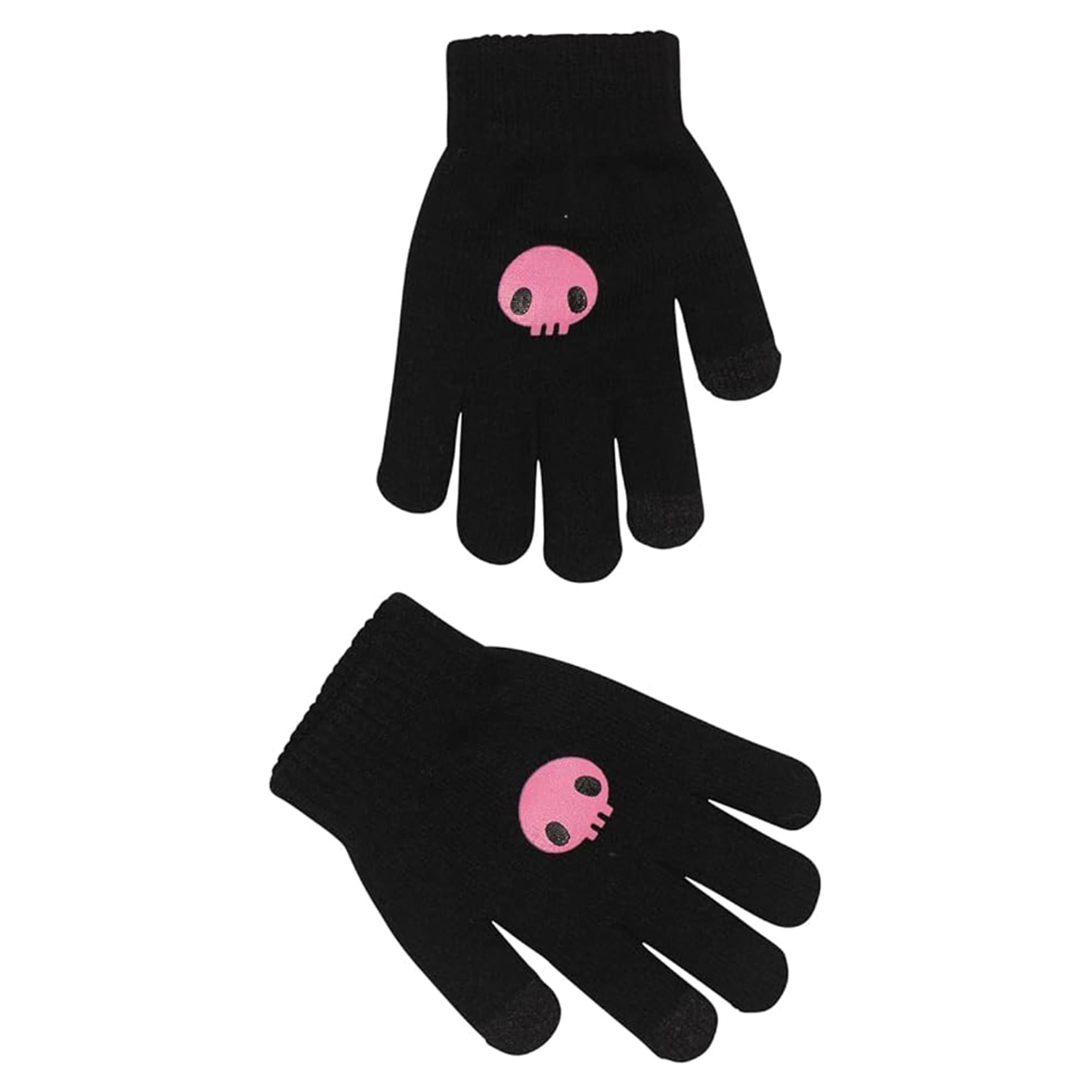 Kuromi Sanrio Kids girls Beanie hat and Gloves 2 piece set