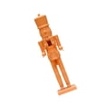 thumbnail image 3 of Escultura de cascanueces, adornos navideños, artesanías, adorno de cascanueces de madera coleccionable para chimenea de fiesta naranja, 3 of 9