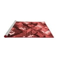 thumbnail image 2 of Ahgly Company Machine Washable Indoor Rectangle Abstract Red Modern Area Rugs, 8' x 12', 2 of 4