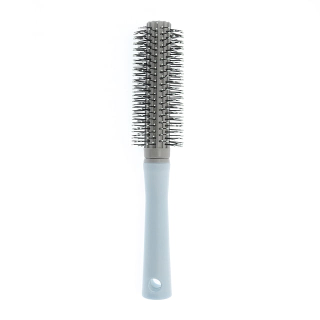 Unique Bargains 1 Pce Brosse à Cheveux Ronde Durable pour Cheveux Bouclés Raides Ondulés Plastique Bleu