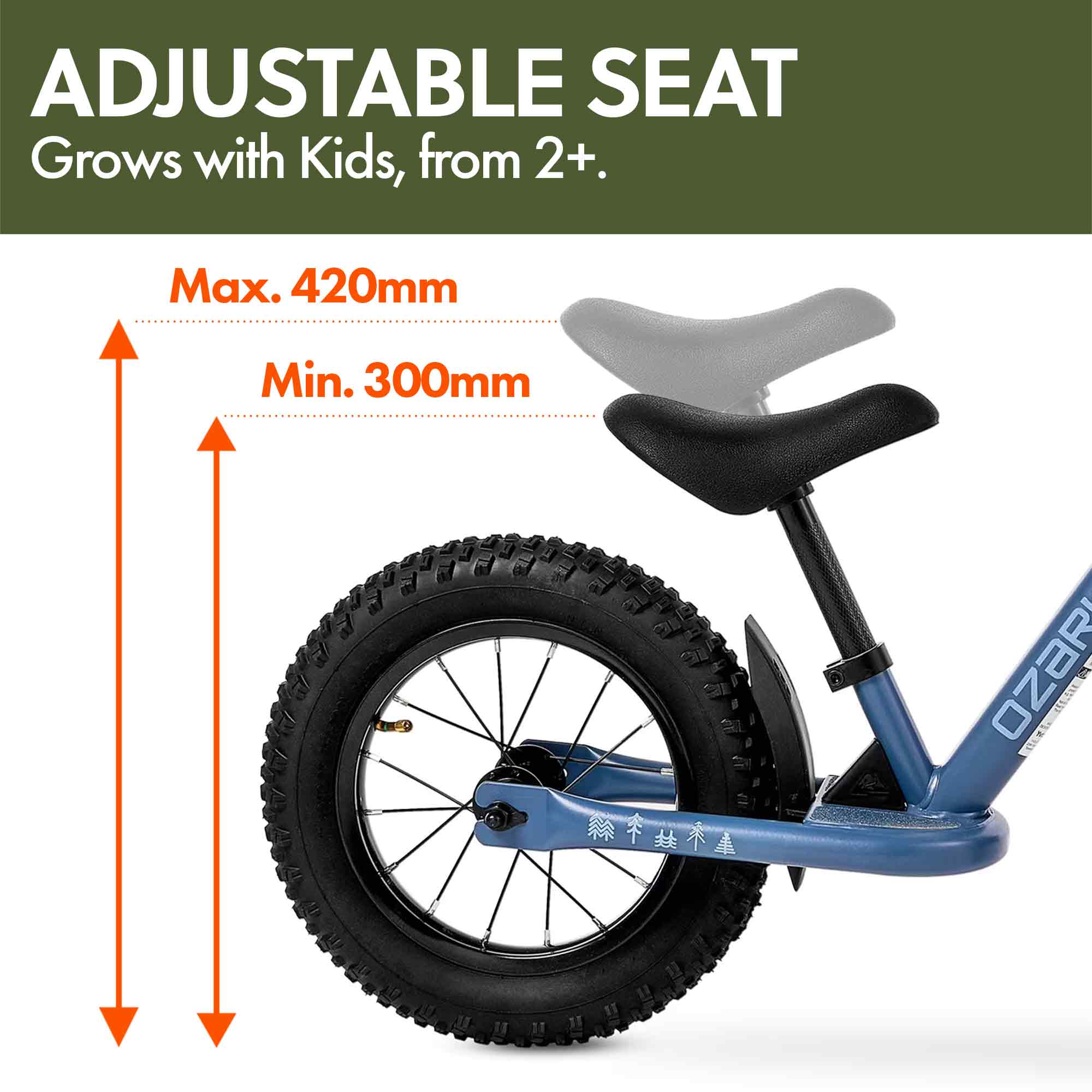 Ozark Trail 12" Balance Bike, Blue photo 8