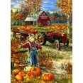 thumbnail image 2 of SUNSOUT INC - The Pumpkin Patch Farm - 1000 pc Jigsaw Puzzle by Artist: Dona Gelsinger - Finished Size 20" x 27" Halloween - MPN# 57144, 2 of 5