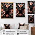thumbnail image 4 of Designart "Fantastical Bat Dreamscape" Animals Framed Wall Art - Traditional Black Bat Living Room Framed Canvas Art, 4 of 6