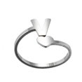 thumbnail image 2 of Fashion 26 English Letter Opening Rings Stainless Steel Girls Love Retro Jewelry, 2 of 9