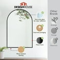 thumbnail image 4 of Design House Maeve Arched Wall Accent Mirror with Black Frame, 30" x 20", 4 of 18