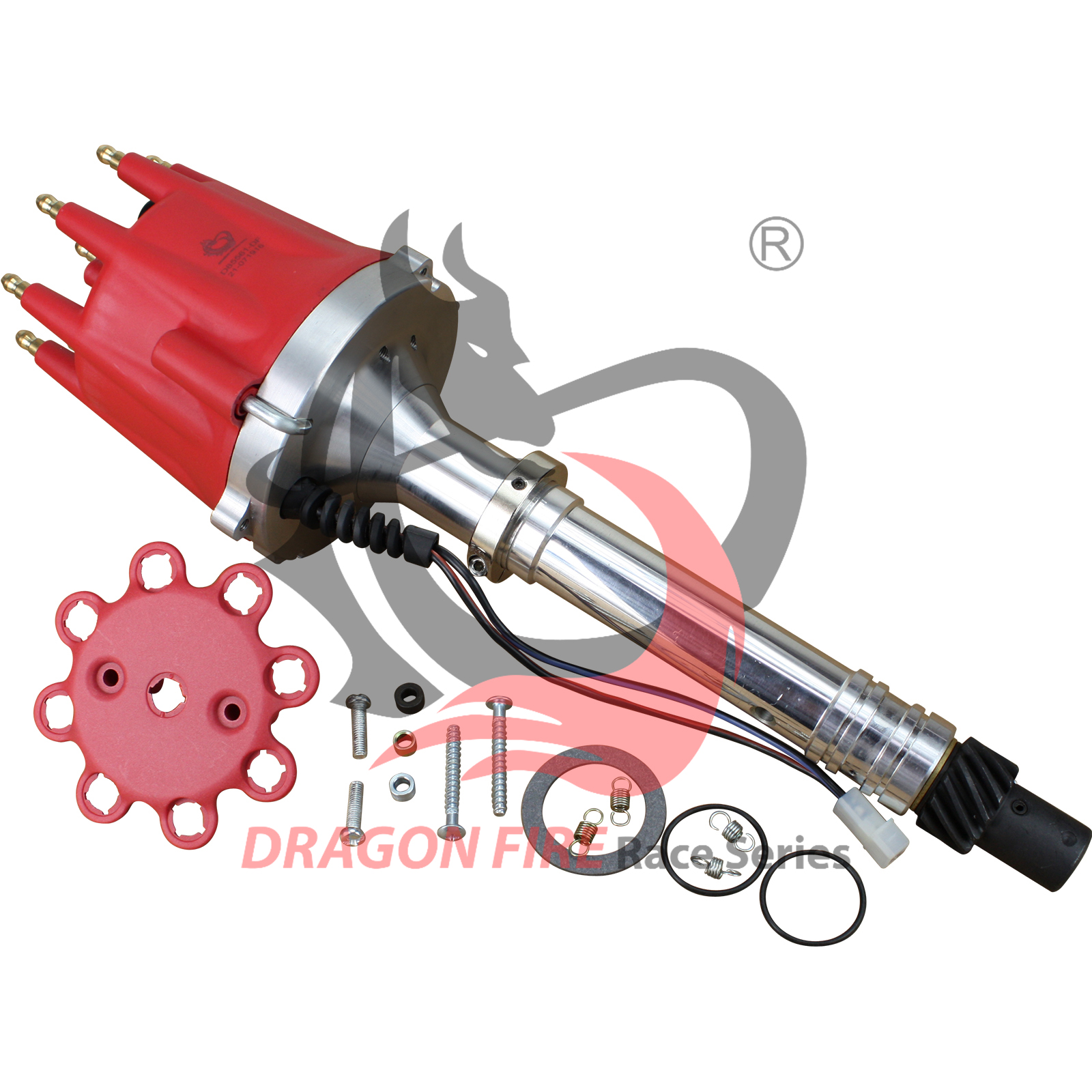 New Dragon Fire Pro Billet Slip Collar Distributor for Chevrolet 327