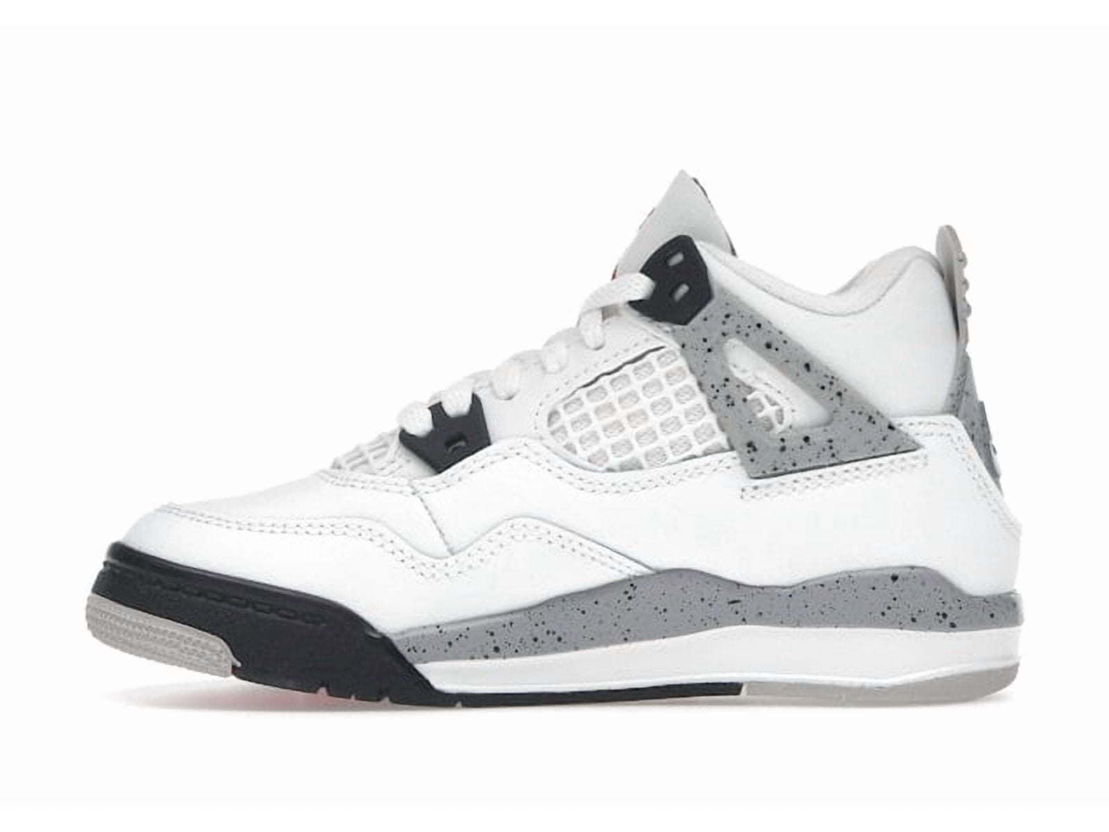 Jordan Kid's 4 Retro White Thunder Basketball Shoes, from