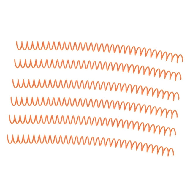Peigne pour Reliure de Feuilles, Spirale de Reliure 30 Trous pour Page Orange