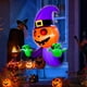 thumbnail image 3 of EAONE Inflables de Halloween de 4.5 pies Decoraciones al aire libre Calabaza Fantasma salió de la ventana, Inflable de Halloween con luces LED incorporadas para decoraciones de Halloween Fiesta al air, 3 of 4