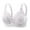 White, variant on HAOTAGS Ladies Wireless Bra,Strapless Adult Female Breathable Push - Up Beige 40