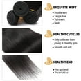 thumbnail image 3 of SEGO Brazilian Deep Wave Curly Human Hair 4 Bundles Straight Loose Wave 100% Unprocessed Virgin Hair Kinky Curly Hair Extensions Natural Black, 3 of 8