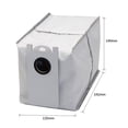 thumbnail image 3 of qifei 4.6 Liter Disposable Dust Bag for bObsweep Robot Vacuum Replacement Accessories, 3 of 6