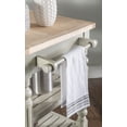 thumbnail image 5 of Linon Barker 3-Tier Mobile Serving Cart with Drawers & Towel Rack, 39" Length, Gray, 5 of 17