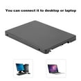 thumbnail image 4 of Solid State Drive, NGFF SSD Solid State Drive to SATA3 Riser Adapter Converter Card, Transparent, Compatible with Desktop Laptop, Supports 22x30mm/42mm/60mm/80mm, 4 of 7