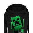 thumbnail image 2 of Minecraft Chandail à Capuchon Garçons Enfants Gamer Noir Creeper Intérieur Chandail à Capuchon 9-10 Ans, 2 of 5