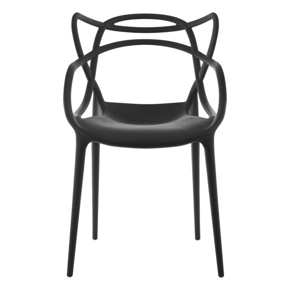 -KYN - Set de 4 Sillas VIBRANTIA (COLOR NEGRO).