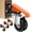 920Lbs, variant on 660Lbs Heavy Duty Side Mount Retractable Workbench Casters, Set of 4