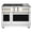 Stainless Steel, variant on CAFE C2Y486P2TS1 professional gas range