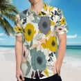 thumbnail image 5 of High Quality Hawaiian Shirts for Men Short Sleeve Aloha Beach Shirt Floral Summer Casual Button Down Shirts Blouses NABPFB, 5 of 7