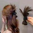 thumbnail image 4 of Pince Queue de Cheval Haute pour Femmes Pince à Cheveux Demi-Nouée Pince Requin, 4 of 8