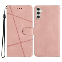 Dteck Phone Case for Galaxy A13 5G,Samsung A13 5G Wallet Case, Folio Flip Leather Pocket Wrist Strap Kickstand Magnetic Closure Cover for Samsung Galaxy A13 5G, Pink
