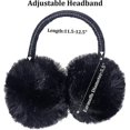 thumbnail image 5 of Earmuffs Ear Warmers For Women Winter Fur Foldable Ear Warmer, 5 of 5
