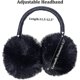 thumbnail image 5 of Earmuffs Ear Warmers For Women Winter Fur Foldable Ear Warmer, 5 of 5