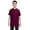 Maroon, variant on 3 Pack Youth Boys Heavy Cotton Maroon T-Shirt, M