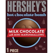 Hershey's Milk Chocolate with Mini Marshmallows Christmas Hot Chocolate Bomb, Gift Box 1.25 oz