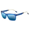 thumbnail image 3 of IVI Vision Deano Midway Blue/Antique Brass with Blue AR Lens Unisex Sunglasses, 3 of 4