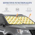 thumbnail image 4 of Sikiie Corn On The Cob Print Foldable Car Windshield Sun Visor, Car Window Sunshade Suitable for Sedan, SUV and Truck Car Accessories-Small, 4 of 6