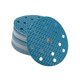 thumbnail image 1 of 50 piezas de discos de lijado de 6 pulgadas con 15 agujeros, papel de lija de 320 granos con gancho y lazo, universal para reparación automotriz, azul, 1 of 7