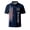 WenDA02_Navy, variant on American Flag Polo Shirt Men Big and Tall Fourth of July Patriotic Shirts Short Sleeve Classic Loose Fit Polo Shirt Button Down Tops Navy S