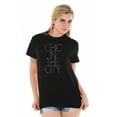 thumbnail image 3 of Chic City Style Fashion Fashionista Women's Graphic T Shirt Tees Brisco Brands L, 3 of 5