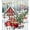 Color 4, variant on GOOESING Winter Christmas Snowman Pine Tree Polyester Shower Curtain for Xmas Bathroom Decor 72"x72"