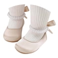 thumbnail image 6 of Fozruso Princess Shoes for Girls,Sizes 5 Toddler,Baby Girls First Walking Sandals Soft Sole Shoes With Pearl For Fall Dance, 6 of 7