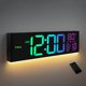 thumbnail image 5 of Reloj Digital Pared Relojes Digitales Grandes 16 Pulgadas Con Control Remoto Pantalla LED, 5 of 9