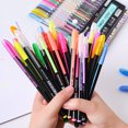 thumbnail image 6 of 24 Colors (No Duplicates) G-el Pens Set Kit 1mm Pen L-ead for Drawing A-dult Coloring Books Art Markers, 6 of 9