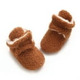 thumbnail image 6 of Generic Clearance Baby Snow Shoes Prewalker Boots Booties Toddler Soft Girls Warming Boys Shoes for Casual Fashion Soft Comfortable Breathable (3-6 Months,Brown), 6 of 9