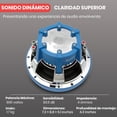 thumbnail image 3 of Bocina Subwoofer de 8" para Coche Pyle, 600 Watts de Potencia, Cono de Polipropileno Azul, Doble Bobina de Voz (DVC) de 4 Ohms, para Auto, Carro, Lancha y Casas Rodantes, Modelo PLBW84, 3 of 4