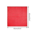 thumbnail image 3 of INSPIRE CHIC Women's 1950s Polka Dots Chiffon Square Scarf, Retro Lightweight Soft Sheer Scarf with Magnetic Buckle 25.6x25.6" Red, 3 of 6