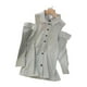thumbnail image 3 of Camisa con hombros descubiertos para mujer, blusa con botones y cuello vuelto, Top a rayas de manga larga para camisa de verano M, 3 of 8